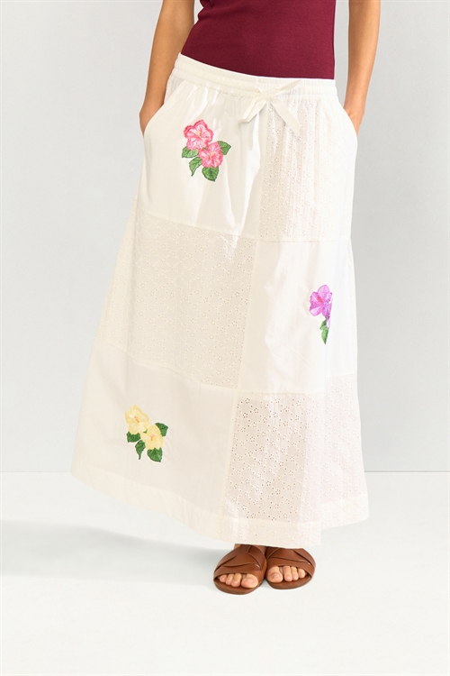 Maia Skirt Bright Bright White